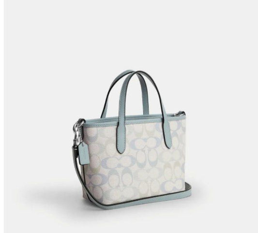 city mini tote bag in signature canvas