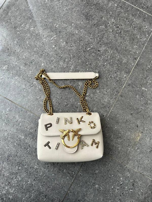 PinkoLOVE PUFF LOGO JEWEL MINI TRACOLLA