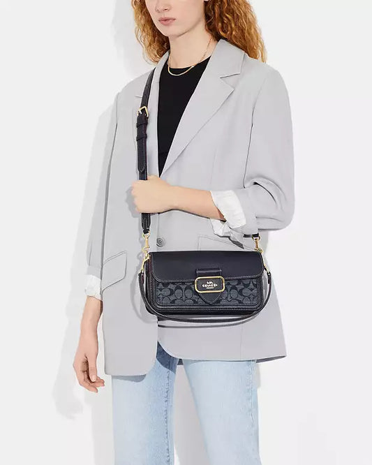 Coach Morgan Shoulder Bag In Signature Canvas