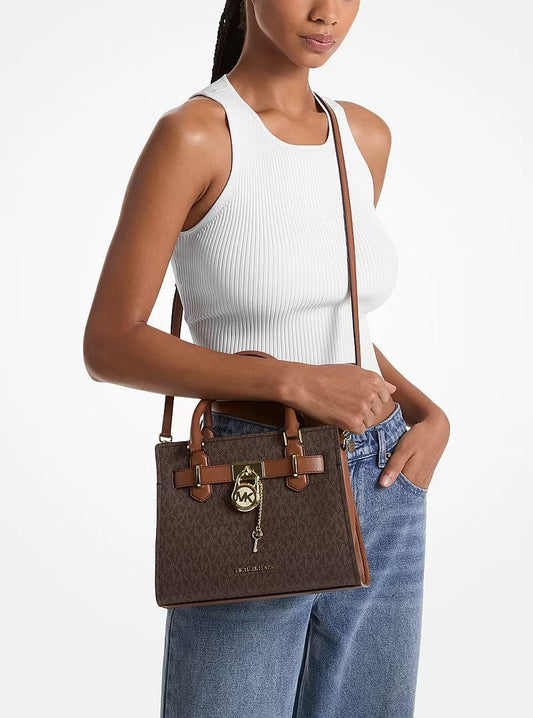 Michael Kors Hamilton Small Leather Satchel