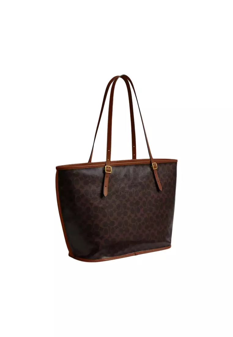 Coach
Signature Coated Canvas Taxi Tote Bag