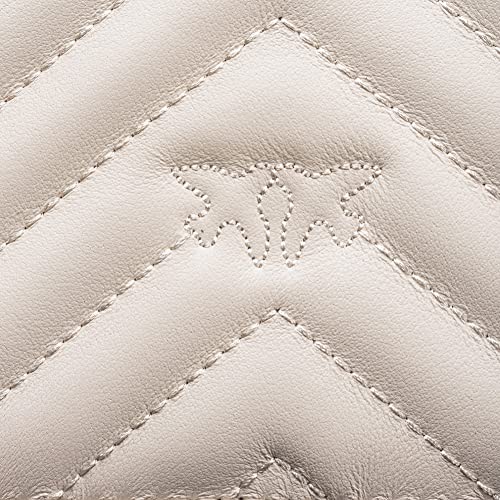 Love Bag mini chevron-quilted nappa leather crossbody bag14×22