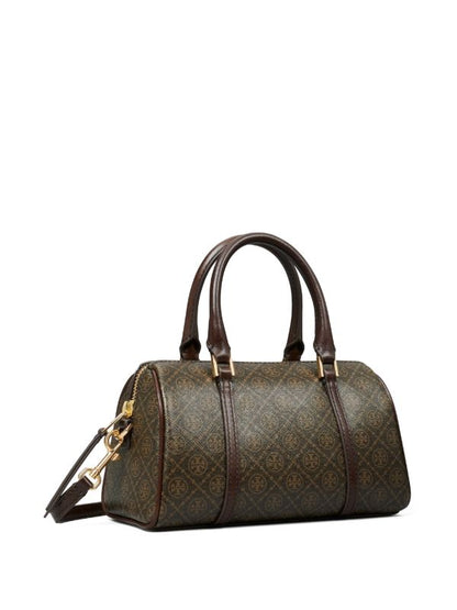 TORY BURCH Mini T Monogram Coated Barrel Bag