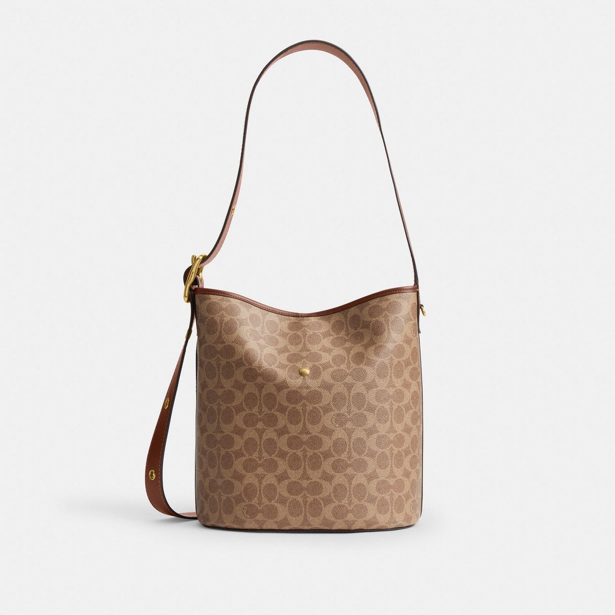 Bleecker Bucket Bag In Signature Canvas