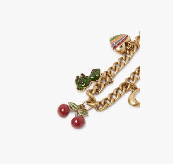 Motif Chain Bag Charm