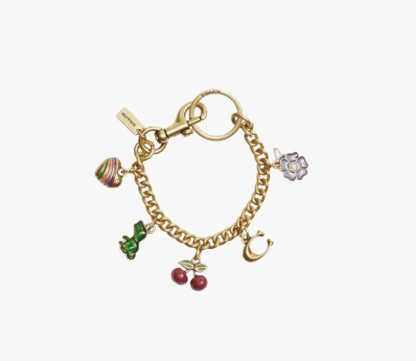 Motif Chain Bag Charm