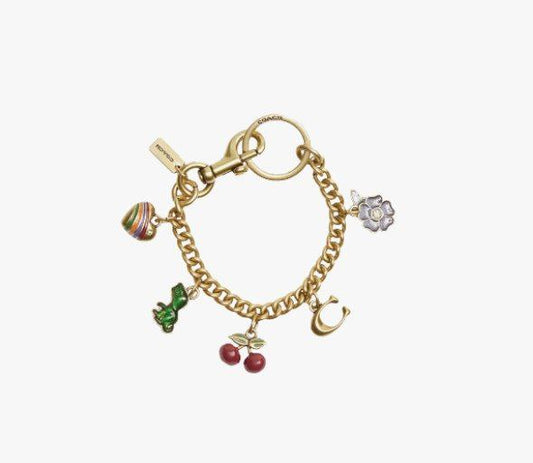 Motif Chain Bag Charm