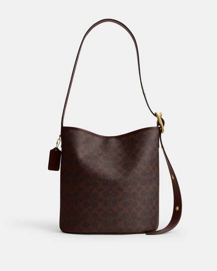 Bleecker Bucket Bag In Signature Canvas