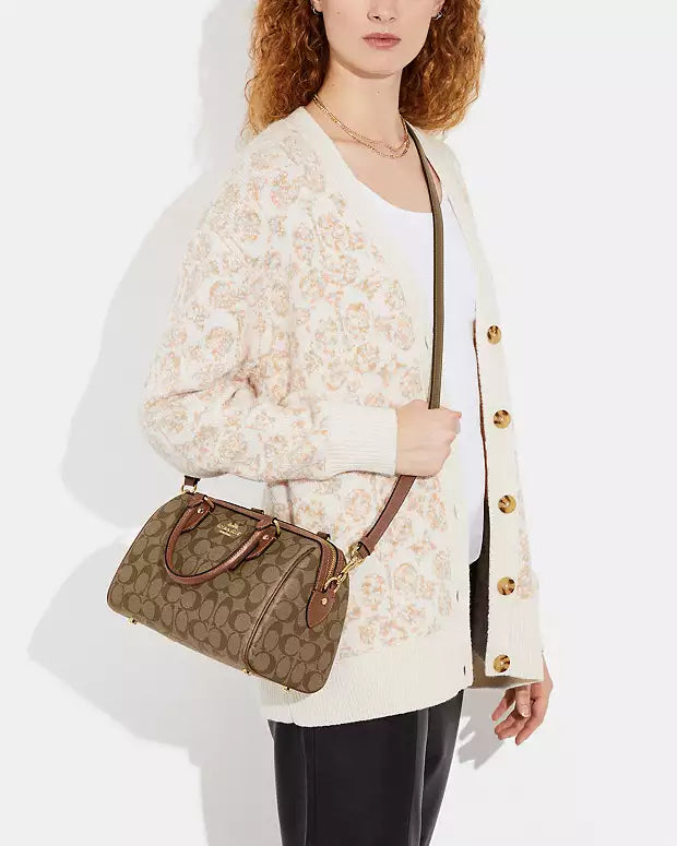 Rowan Satchel Bag In Signature