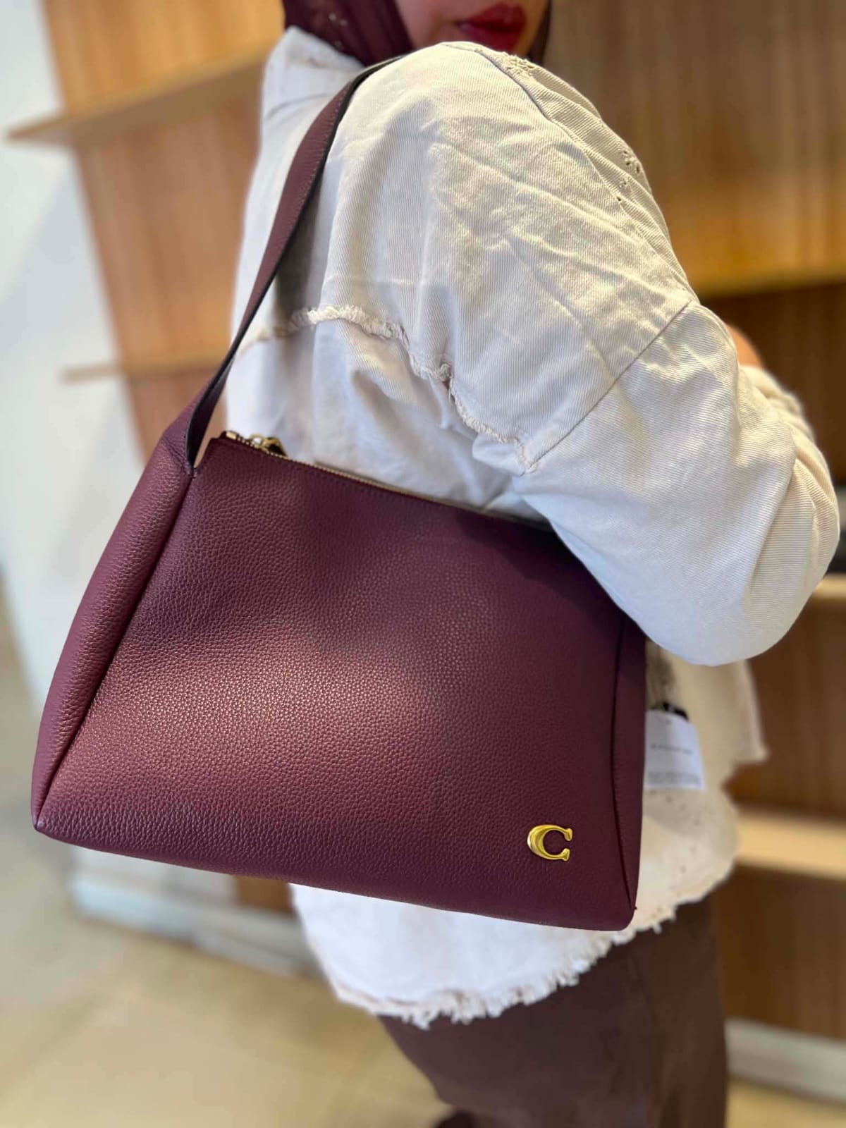 COACH
Lola Leather Shoulder Bag