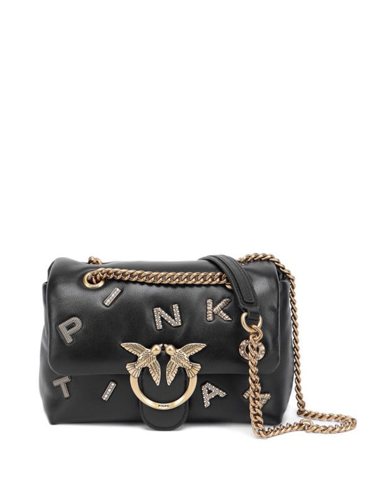 PinkoLOVE PUFF LOGO JEWEL MINI TRACOLLA