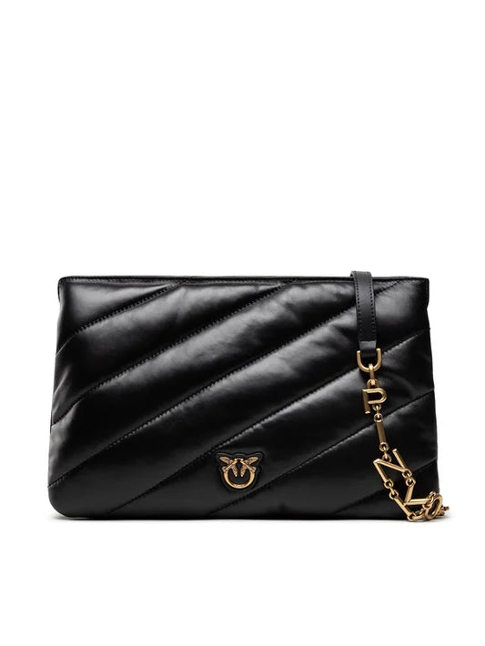Leather messenger bag TWINS