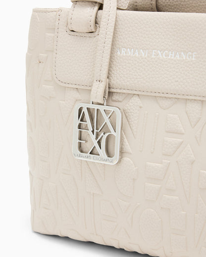 Armani Exchange 

Liz Monogram S Handbag imitation leather coconut shell