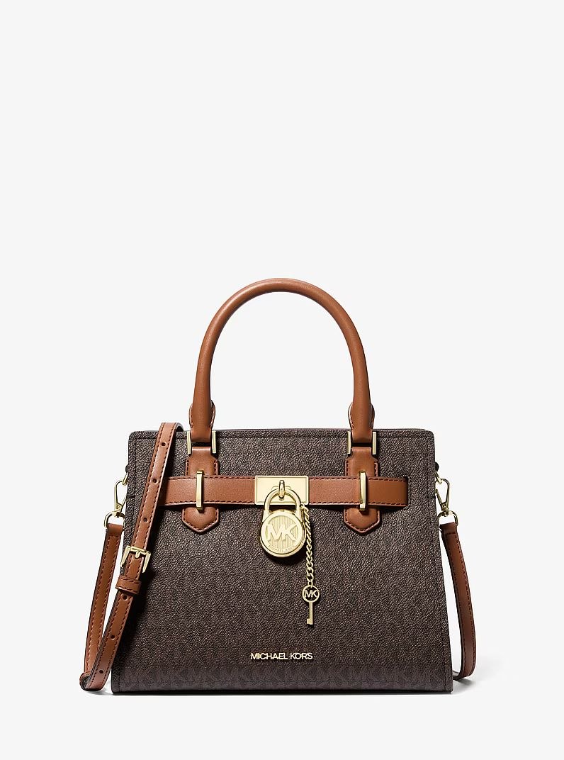 Michael Kors Hamilton Small Leather Satchel