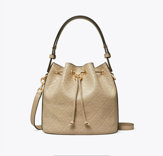 Tory Burch
T Monogram Debossed Bucket Bag