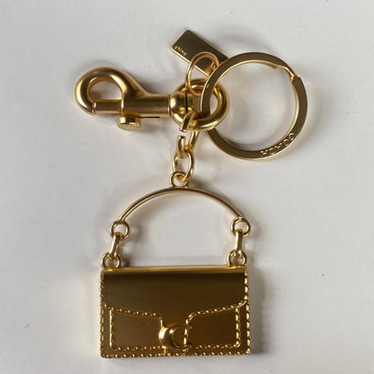 Coach tabby bag charm keychain