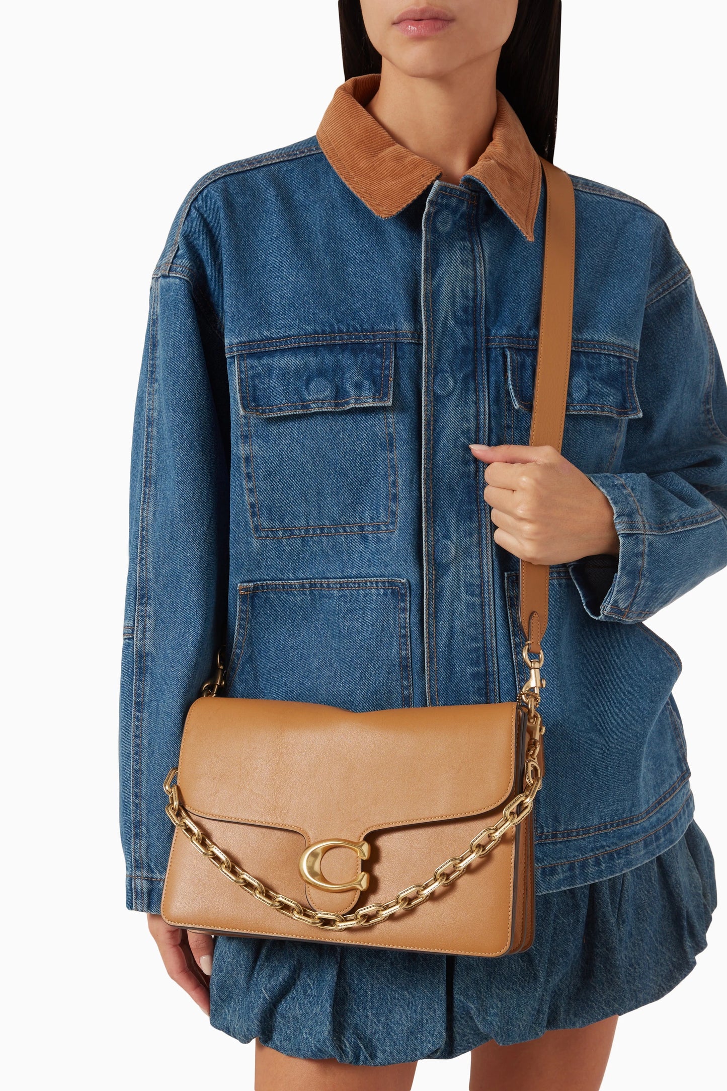 Chain Tabby Shoulder Bag 30 With Quilting