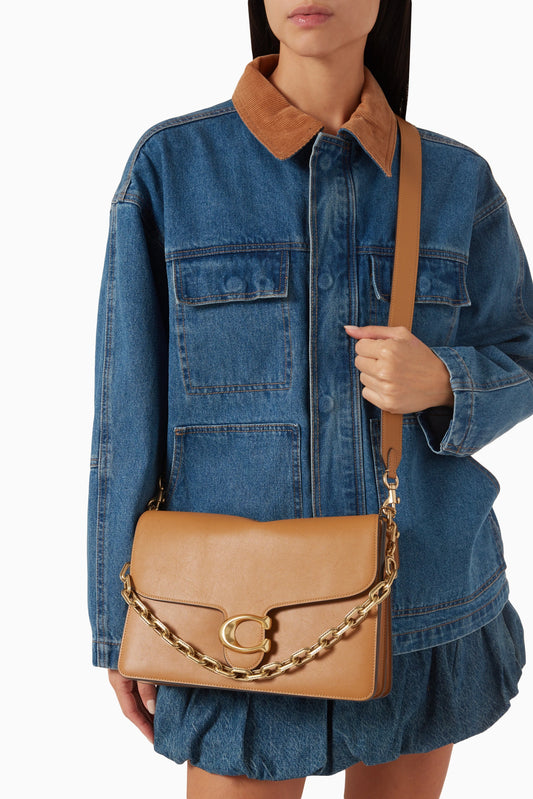 Chain Tabby Shoulder Bag 30 With Quilting