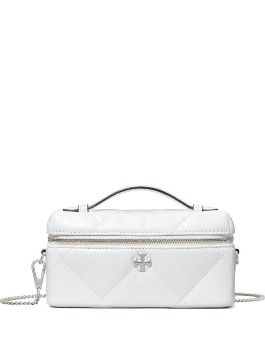 KIRA DIAMOND QUILT DISTRESSED VANITY CASE