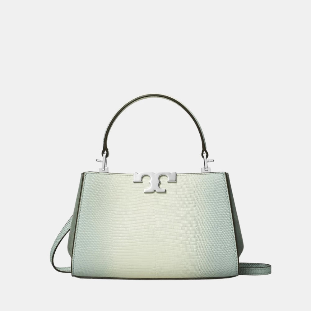Tory Burch Mini Eleanor Snake-Embossed Satchel