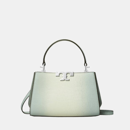 Tory Burch Mini Eleanor Snake-Embossed Satchel