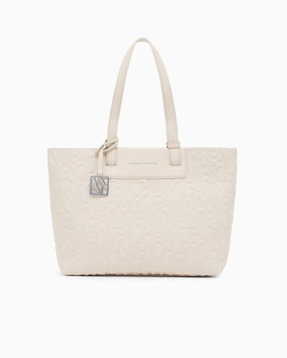 Armani Exchange 

Shopping Bag Shopping with
 coated exterior