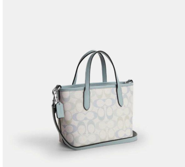 city mini tote bag in signature canvas