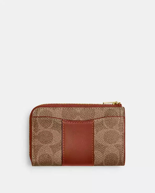 Essential L-Zip Key Case In Signature Canvas
