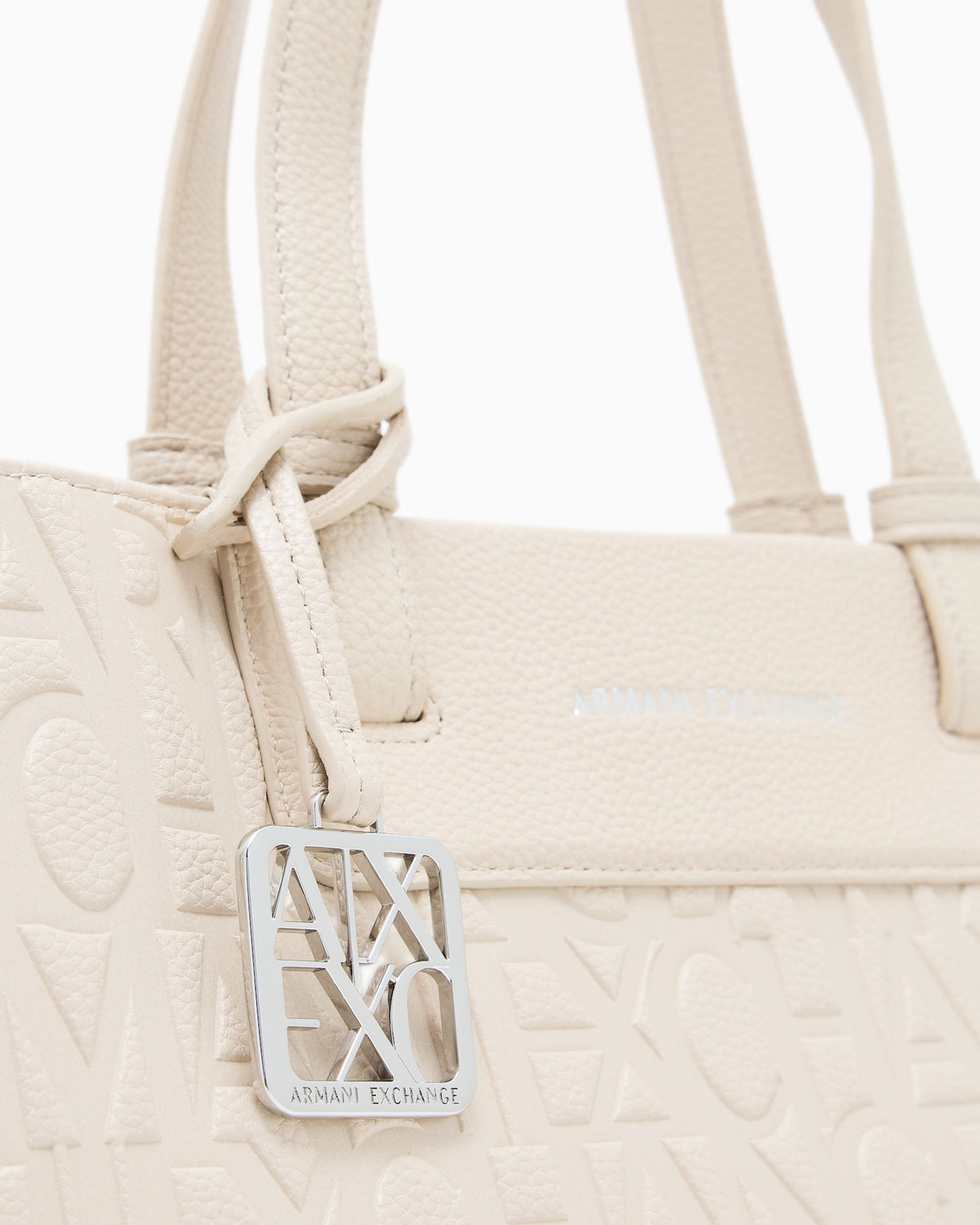 Armani Exchange 

Shopping Bag Shopping with
 coated exterior