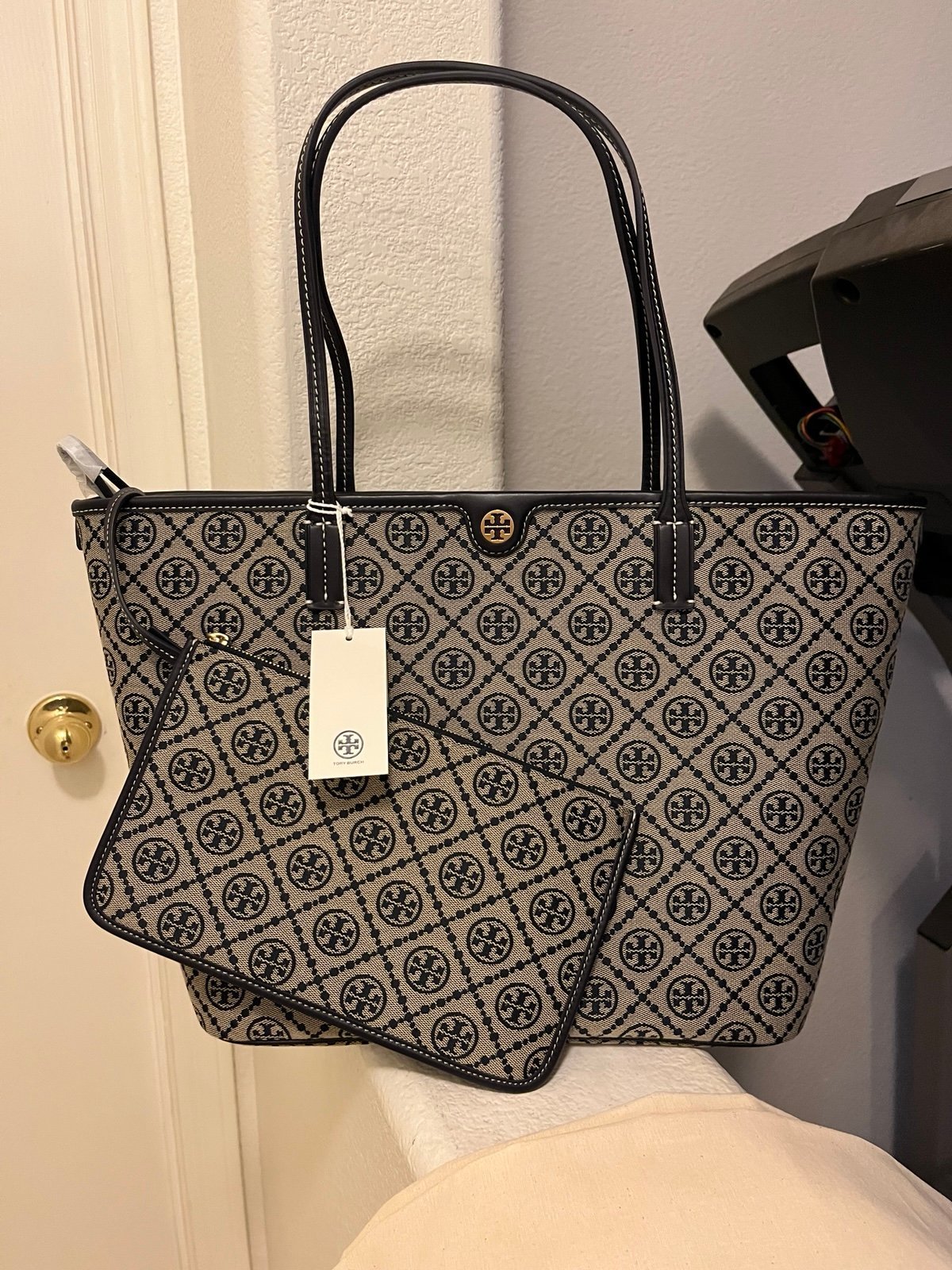 Tory Burch Monogram Tote Bag
