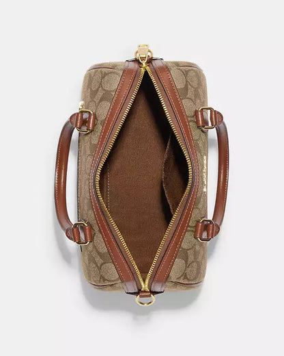 Rowan Satchel Bag In Signature