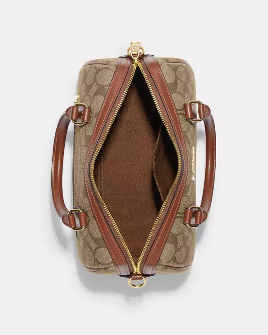 Rowan Satchel Bag In Signature