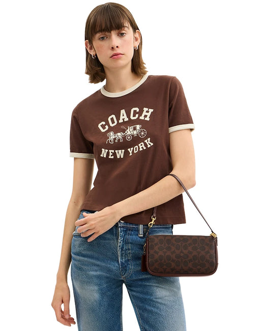 Coach Plaza Bag in Signature Canvas