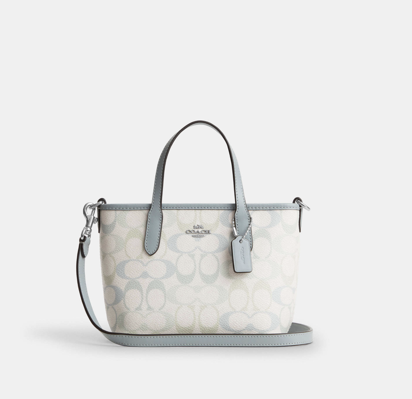 city mini tote bag in signature canvas
