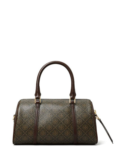 TORY BURCH Mini T Monogram Coated Barrel Bag