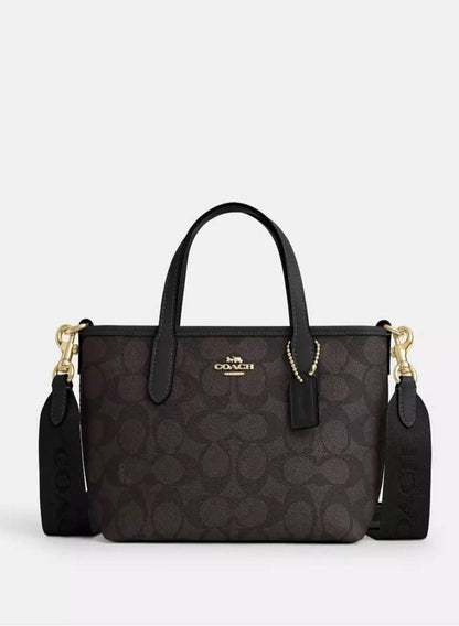 city mini tote bag in signature canvas