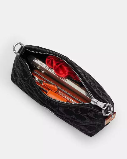Laurel Small Shoulder Bag In Signature Denim