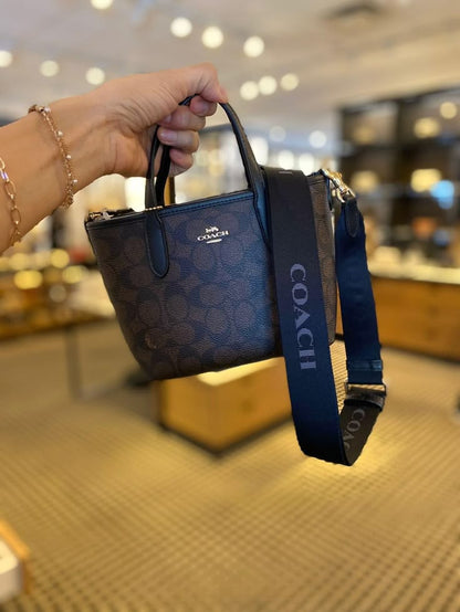 city mini tote bag in signature canvas