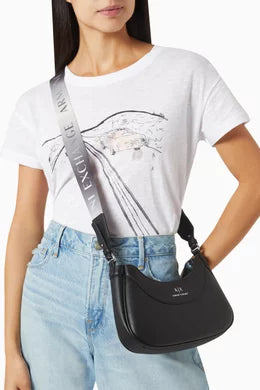 Borsa hobo Armani Exchange Optical White size 27×16