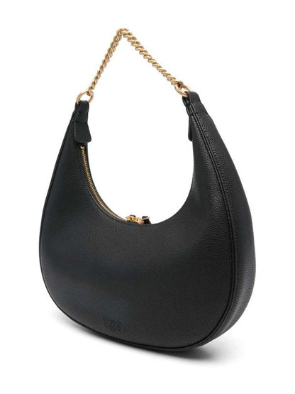 Leather hobo BRIOCHE