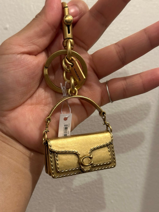Coach tabby bag charm keychain