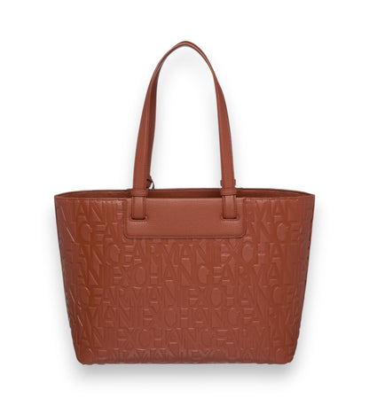 Armani Exchange 

Shopping Bag Shopping with
 coated exterior