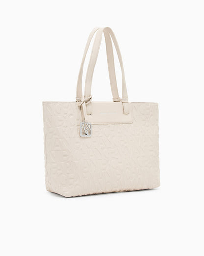 Armani Exchange 

Shopping Bag Shopping with
 coated exterior