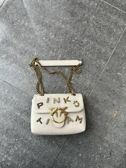 PinkoLOVE PUFF LOGO JEWEL MINI TRACOLLA