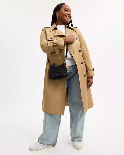 Laurel Small Shoulder Bag In Signature Denim