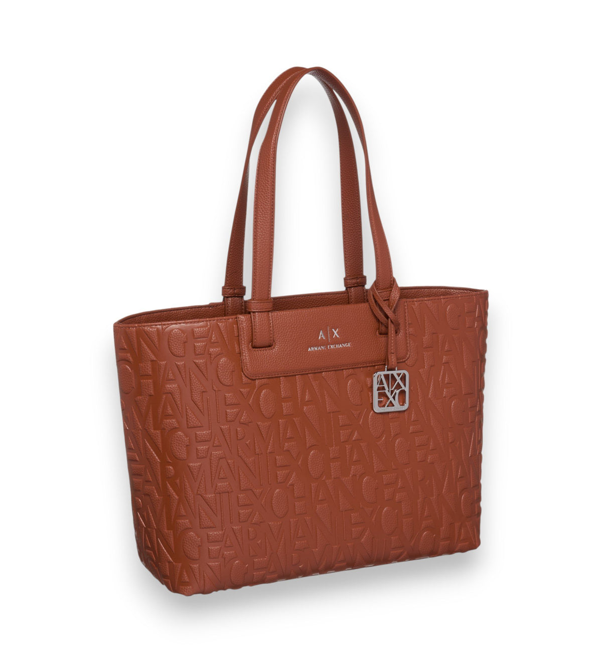 Armani Exchange 

Shopping Bag Shopping with
 coated exterior