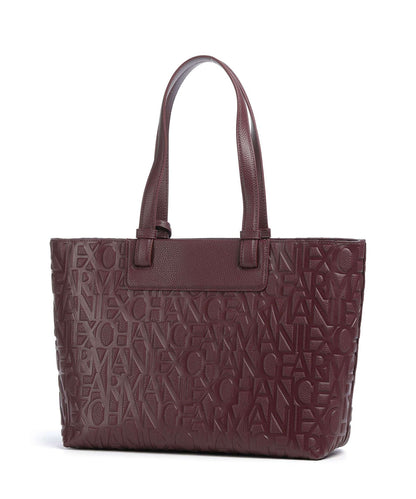 Armani Exchange 

Shopping Bag Shopping with
 coated exterior