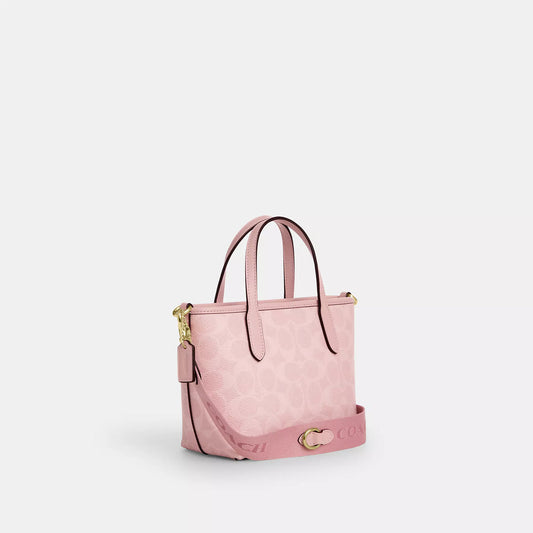 city mini tote bag in signature