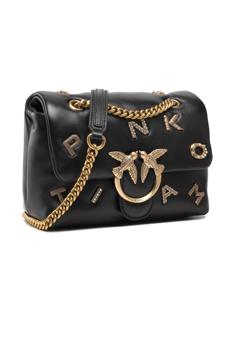PinkoLOVE PUFF LOGO JEWEL MINI TRACOLLA