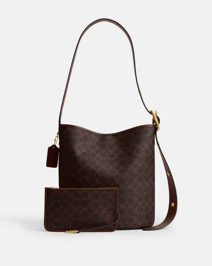 Bleecker Bucket Bag In Signature Canvas